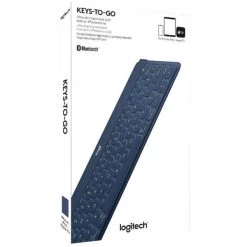 Logitech Keys-To-Go Wireless Bluetooth Tastatur Blau - Tastaturen -PC Zubehör Verkäufe 10725571 3 d 1