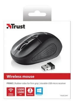 Trust Primo Wireless Maus Schwarz - Mäuse ⋅ Presenter -PC Zubehör Verkäufe 545717 3 4