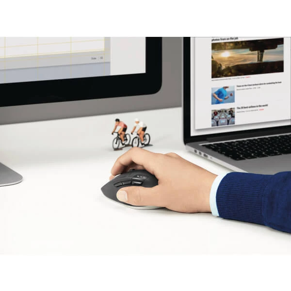 Logitech M720 Triathlon Wireless Bluetooth Maus Schwarz - Mäuse ⋅ Presenter 5 Logitech M720 Triathlon Wireless Bluetooth Maus Schwarz - Mäuse ⋅ Presenter – Bild 3