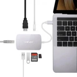 Minix USB-C Multiport Adap - USB Hubs -PC Zubehör Verkäufe 6932000 3 d